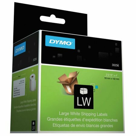 DYMO 30256 LabelWriter 2 5/16'' x 4'' White Shipping Permanent Self-Adhesive Labels 300 Count Roll 328DYM30256